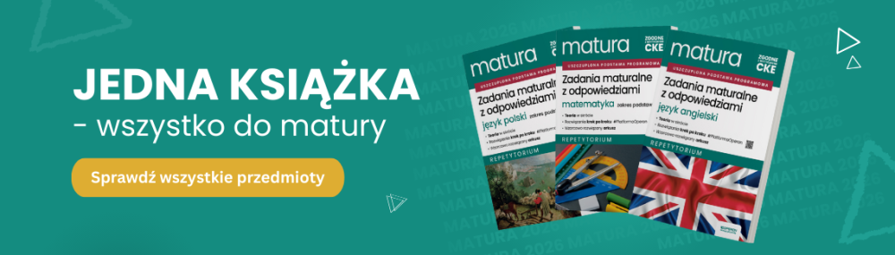 baner matura 2026 repetytorium arkusze vademecum lektury