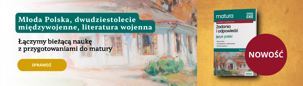 baner matura 2026 jezyk polski zadania odpowiedzi