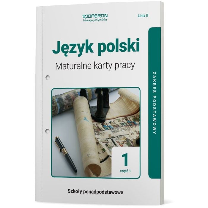 okladka maturalne karty pracy jezyk polski szkola ponadpodstawowa 1 klasa linia 2 czesc 1 zakres podstawowy
