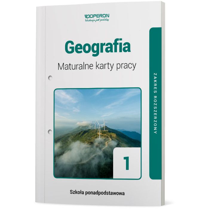 okladka maturalne karty pracy geografia szkola ponadpodstawowa 1 klasa zakres rozszerzony
