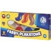 Farby plakatowe 8 kolorów 10ml ASTRA