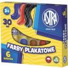 Farby plakatowe w tubach 6 kolorów 30ml ASTRA