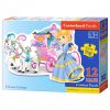 Puzzle 12 maxi - Princess Carriage CASTOR