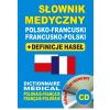Słownik medyczny polsko-francuski franc-pol + CD