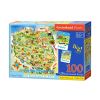 Puzzle 100+28 Mapa Polski CASTOR