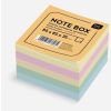 Kostka papierowa 85x85x35mm kolorowa nieklejona