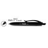Długopis P1 mini Rubber Touch czarny (40szt) MILAN