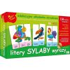 Litery sylaby wyrazy. Układanka edukacyjna