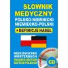 Słownik medyczny polsko-niemiecki niemiecko-pl +CD