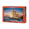 Puzzle 1500 Zachód słońca na żaglach CASTOR