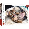 Puzzle 1000 Wesoły kotek TREFL