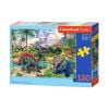 Puzzle 120 Dinosaur Volcanos CASTOR