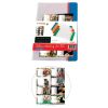 Okładka na zeszyt A4 PVC MIX + naklejki (8szt)