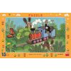 Puzzle 15 Ramkowe Krecik i ciuchcia DINO