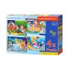Puzzle x 4 - Beautiful Fairy Tales CASTOR