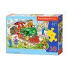 Puzzle 30 Green Locomotive CASTOR