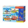 Puzzle x 4 - Travel the World CASTOR