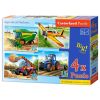 Puzzle x 4 - Maszyny rolnicze CASTOR