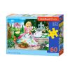 Puzzle 60 Księżniczka z łabędziem CASTOR