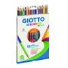 Kredki Stilnovo dwustronne 18 kolorów GIOTTO