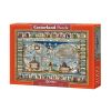 Puzzle 2000 Mapa Świata CASTOR
