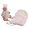 Lalka bobas w różowym beciku 42cm