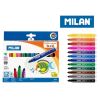 Flamastry maxi Super Washable 12 kolorów MILAN