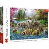 Puzzle 1000 Wilcza rodzina TREFL