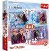 Puzzle 4w1 Podróż w nieznane TREFL