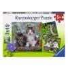 Puzzle 3x49 Kocięta