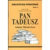 Biblioteczka opracowań nr 002 Pan Tadeusz