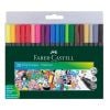 Cienkopisy Grip 20 kolorów w etui FABER CASTELL