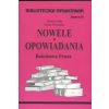 Biblioteczka opracowań nr 024 Nowele,Opow. Prus