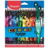 Kredki Colorpeps Monster trójkątne 24 kol MAPED