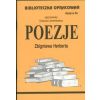Biblioteczka opracowań nr 054 Poezje Herberta
