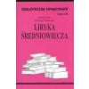 Biblioteczka opracowań nr 058 Liryka Średniowiecze