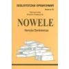 Biblioteczka opracowań nr 070 Nowele H.Sienkiewicz