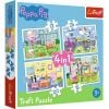 Puzzle 4w1 Wspomnienia z wakacji TREFL