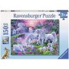 Puzzle 150 Jednorożec o zachodzie słońca