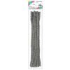 Druciki metalizowane 0,6x30cm 30szt srebrne