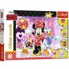 Puzzle 100 Glitter Minnie i błyskotki TREFL