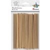 Drewniane patyczki okrągłe 3x100mm 60szt