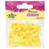 Cekiny 7mm okrągłe pastelowe żółte