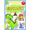 Kolorowanka ze wzorem. Dinozaury