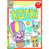 Kolorowanka ze wzorem. Kotki