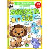 Kolorowanka ze wzorem. Zwierzeta w ZOO