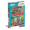 Puzzle 2x60 Super Kolor Mickey and friends
