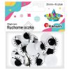 Oczy bez kleju z rzęsami 25mm mix 15szt