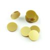 Znaczniki akryl złote okrągłe 22x3mm 10szt