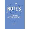 Notes do nauki języków obcych niebieski